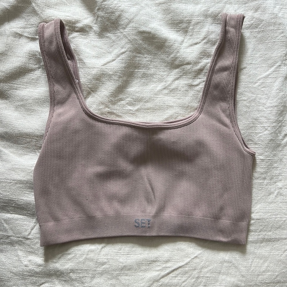 Set Active Box Cut Bra top - Size M/L